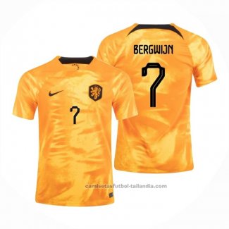 Camiseta Paises Bajos Jugador Bergwijn 1ª 2022