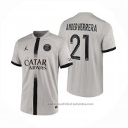 Camiseta Paris Saint-Germain Jugador Ander Herrera 2ª 22/23