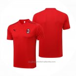 Camiseta Polo del AC Milan 21/22 Rojo