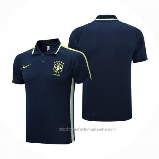 Camiseta Polo del Brasil 22/23 Azul Oscuro