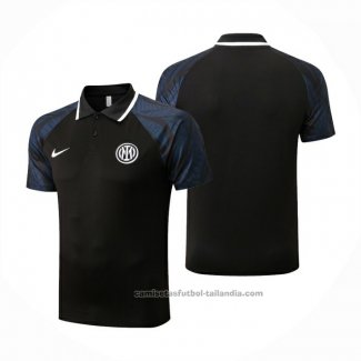 Camiseta Polo del Inter Milan 22/23 Negro