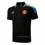 Camiseta Polo del Manchester United 22/23 Negro