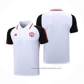 Camiseta Polo del Manchester United 23/24 Blanco