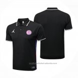 Camiseta Polo del Paris Saint-Germain Jordan 22/23 Negro