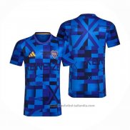 Camiseta Pre Partido del Boca Juniors 2025 Azul