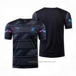 Camiseta Pre Partido del Manchester City 2022 Negro