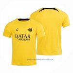 Camiseta Pre Partido del Paris Saint-Germain 2023 Amarillo