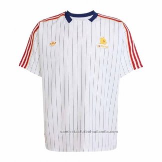 Camiseta Pre Partido del Roma 25/26 Blanco
