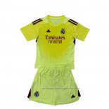 Camiseta Real Madrid Portero Nino 25/26 Amarillo