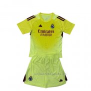 Camiseta Real Madrid Portero Nino 25/26 Amarillo