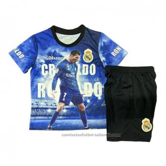 Camiseta Real Madrid Ronaldo Special Nino 25/26 Azul