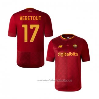 Camiseta Roma Jugador Veretout 1ª 22/23