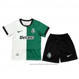 Camiseta Sporting Special Nino 25/26 Blanco Verde