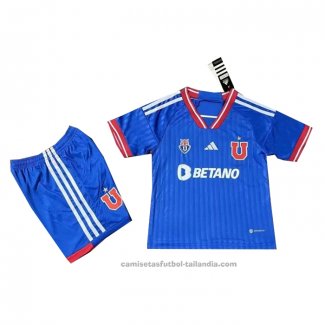 Camiseta Universidad de Chile 1ª Nino 2023