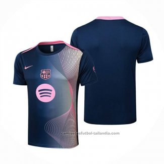 Camiseta de Entrenamiento Barcelona 25/26 Azul Rosa