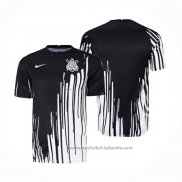 Camiseta de Entrenamiento Corinthians 2022 Negro y Blanco