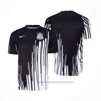 Camiseta de Entrenamiento Corinthians 2022 Negro y Blanco