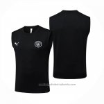 Camiseta de Entrenamiento Manchester City Sin Mangas 25/26 Negro