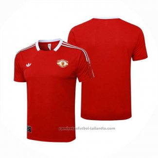 Camiseta de Entrenamiento Manchester United 25/26 Rojo