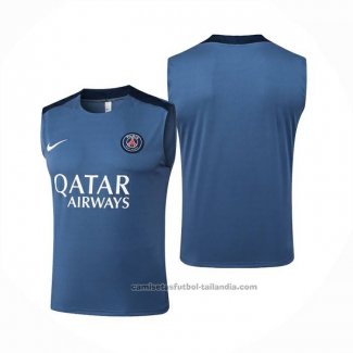Camiseta de Entrenamiento Paris Saint-Germain Sin Mangas 25/26 Gris