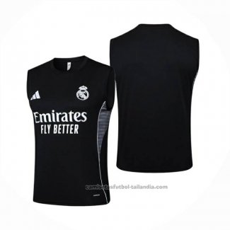 Camiseta de Entrenamiento Real Madrid Sin Mangas 25/26 Negro
