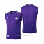 Camiseta de Entrenamiento Real Madrid Sin Mangas 25/26 Purpura