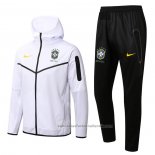 Chandal con Capucha del Brasil 22/23 Blanco