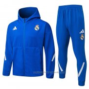 Chandal con Capucha del Real Madrid 25/26 Azul