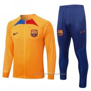 Chandal de Chaqueta del Barcelona 22/23 Naranja