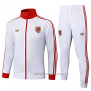 Chandal de Chaqueta del Bayern Munich 125 Aniversario Nino 25/26 Blanco