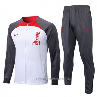 Chandal de Chaqueta del Liverpool 22/23 Blanco