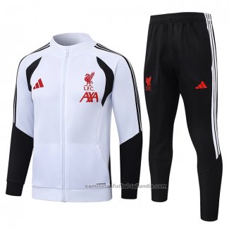 Chandal de Chaqueta del Liverpool Nino 26/27 Blanco