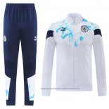 Chandal de Chaqueta del Manchester City 22/23 Blanco