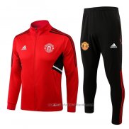 Chandal de Chaqueta del Manchester United 22/23 Rojo