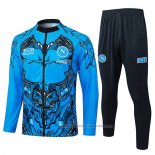 Chandal de Chaqueta del Napoli Nino 25/26 Azul