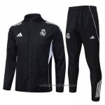 Chandal de Rompevientos del Real Madrid 25/26 Negro