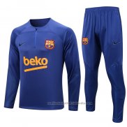 Chandal de Sudadera del Barcelona 22/23 Azul