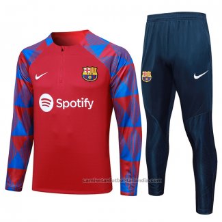 Chandal de Sudadera del Barcelona 23/24 Rojo