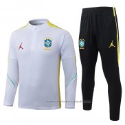 Chandal de Sudadera del Brasil 26/27 Blanco