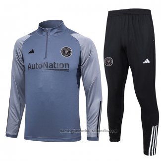 Chandal de Sudadera del Inter Miami 23/24 Gris