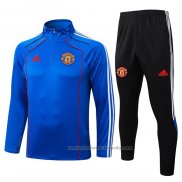 Chandal de Sudadera del Manchester United 25/26 Azul