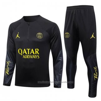 Chandal de Sudadera del Paris Saint-Germain Jordan 23/24 Negro