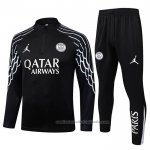 Chandal de Sudadera del Paris Saint-Germain Nino 25/26 Negro