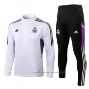 Chandal de Sudadera del Real Madrid 22/23 Blanco