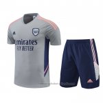 Chandal del Arsenal Manga Corta 22/23 Gris - Pantalon Corto