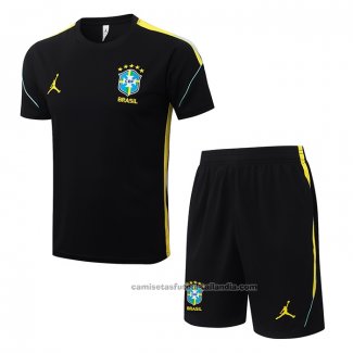 Chandal del Brasil Manga Corta 26/27 Negro - Pantalon Corto
