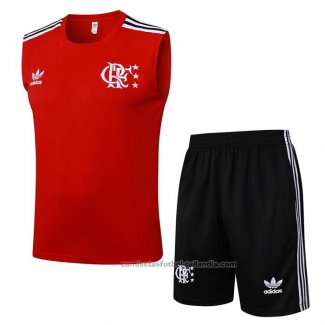 Chandal del Flamengo Sin Mangas 25/26 Rojo