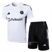 Chandal del Inter Miami Manga Corta 25/26 Blanco - Pantalon Corto