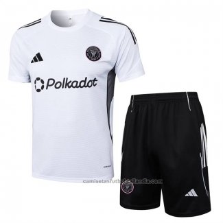 Chandal del Inter Miami Manga Corta 25/26 Blanco - Pantalon Corto
