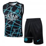 Chandal del Inter Milan Sin Mangas 25/26 Negro Azul